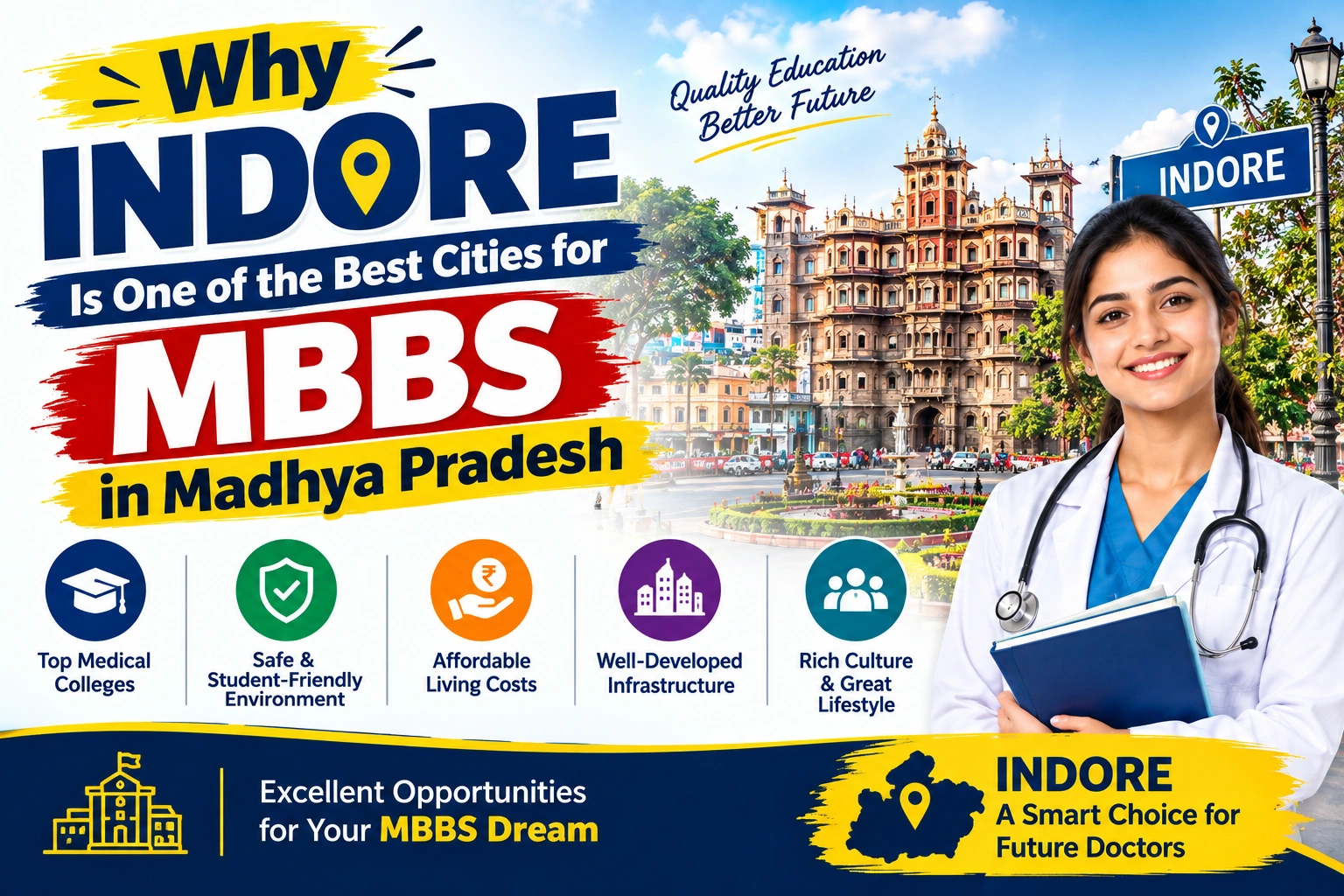 Why Indore Is One of the Best Cities for MBBS in Madhya Pradesh